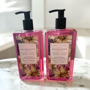 Pecksniff's Mulberry & Vanilla Hand Wash 2-Pack | 500 ml Each | Luxury Hand Soap